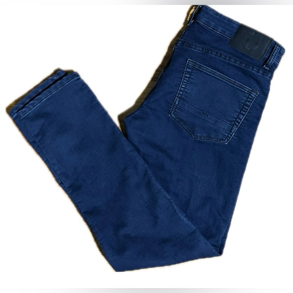 Vintage Genes Black Dark Wash Distressed Jeans 32 x 32